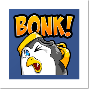 Penguin Bonk! Posters and Art